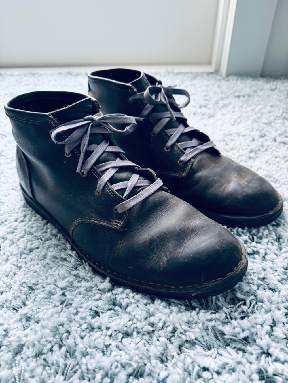 Mens Danner Dark Brown Leather Portland Downtown Chukka Boots 10.5 Made in USA - Picture 2 of 4